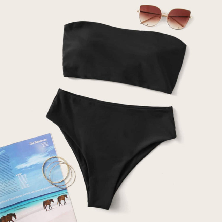 Ensemble bikini pour femme avec haut bandeau et bas taille haute berg-feldt