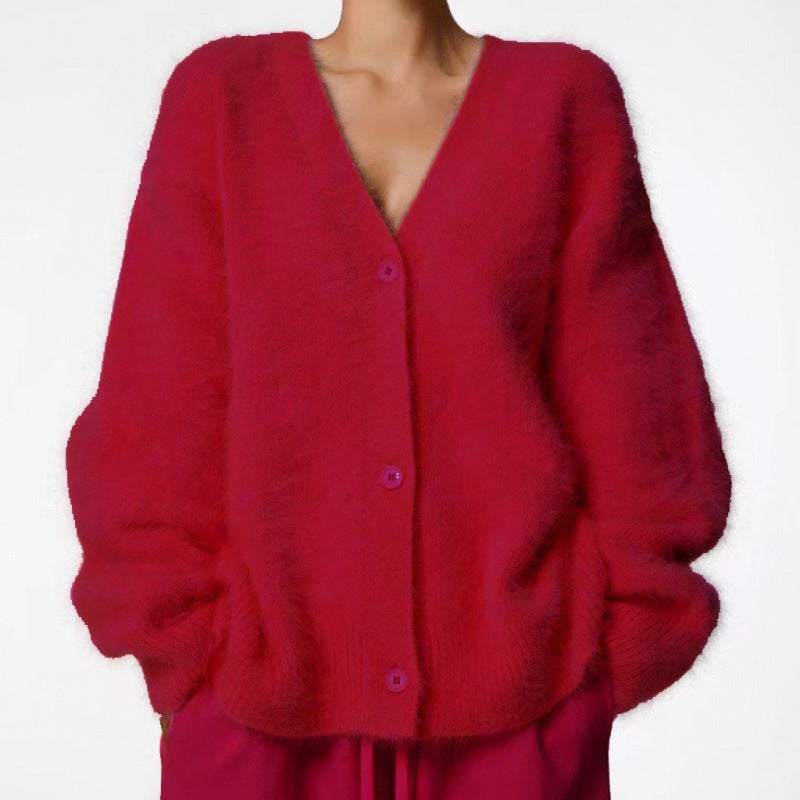 Cardigan oversize douillet Damen Berg-Feldt