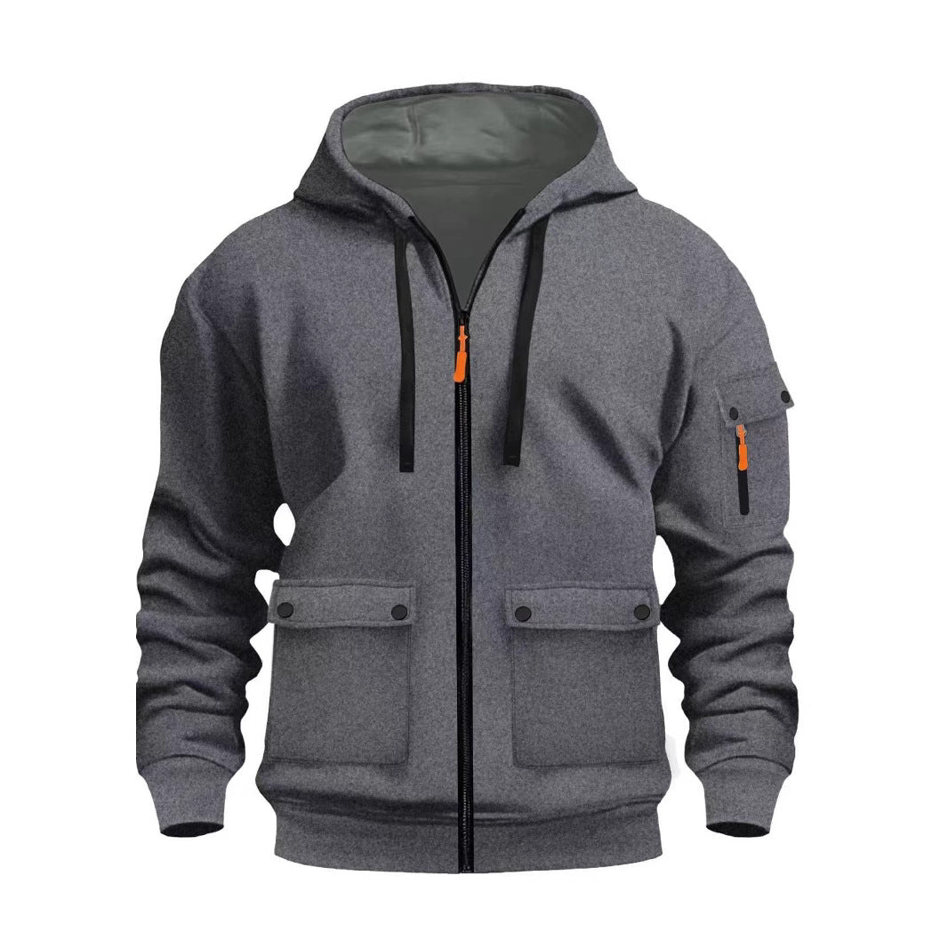 Veste fonctionnelle à capuche multi-poches pour homme Berg-Feldt