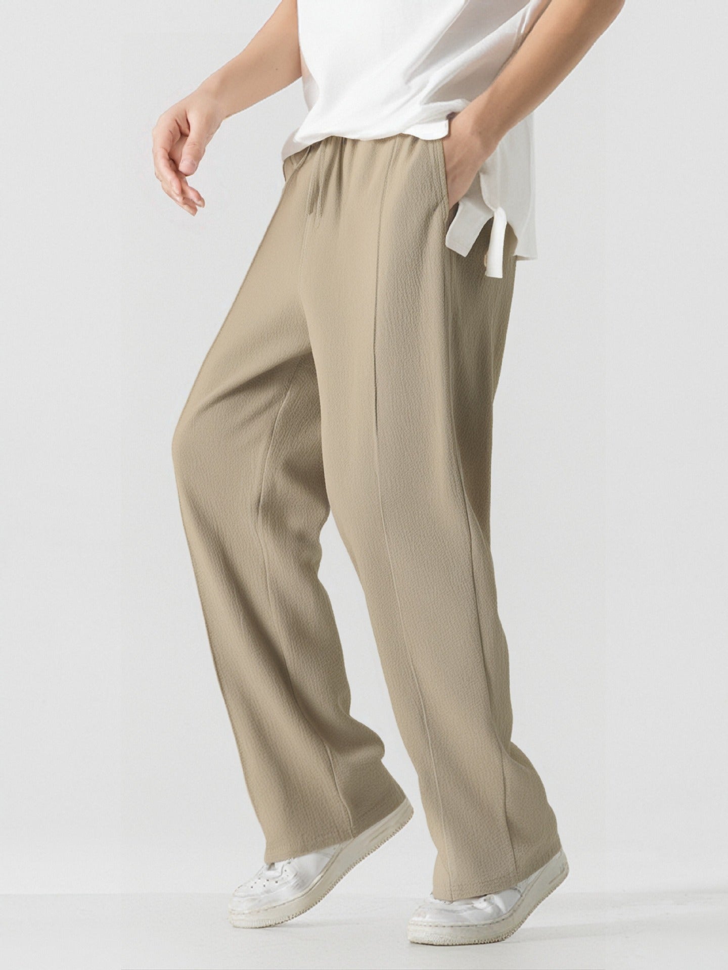 Pantalon décontracté large et élégant pour homme en tissu respirant Berg-Feldt
