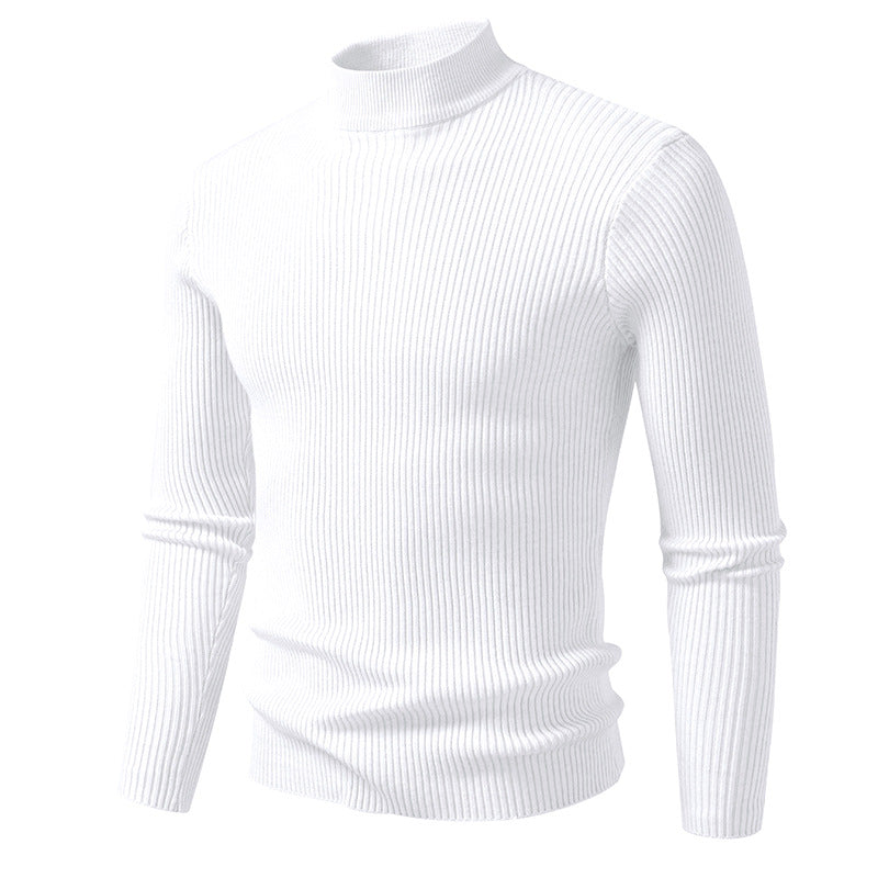 Herren Hochwertiger Rollkragenpullover aus Rippenstrick Berg-Feldt