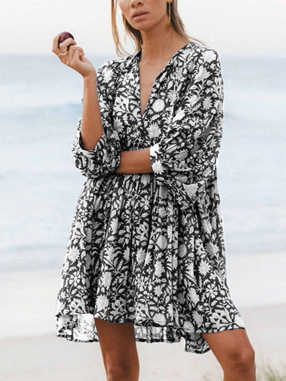 Robe fleurie Berg-Feldt pour femme