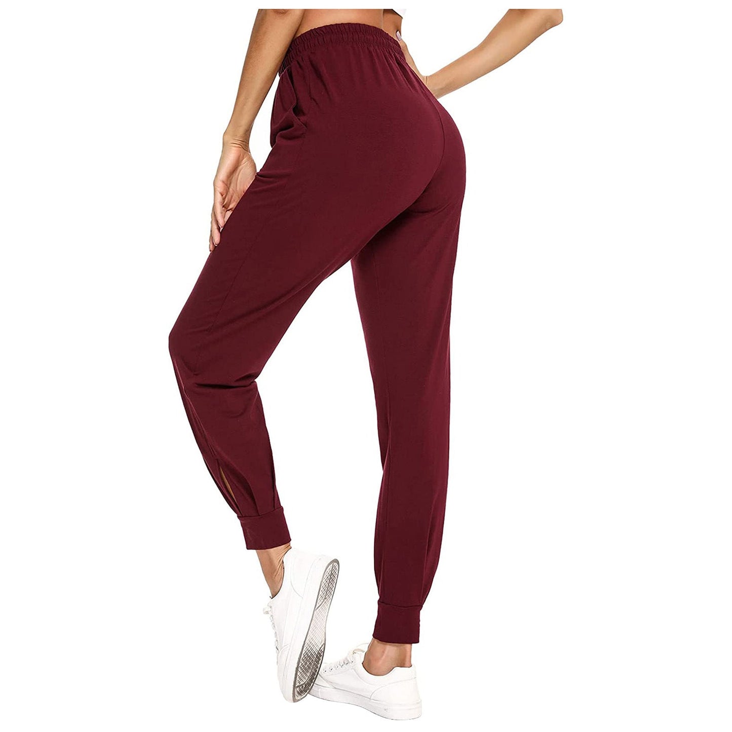 Damenpantalon de sport confortable avec ceinture élastique et poches latérales Berg-Feldt