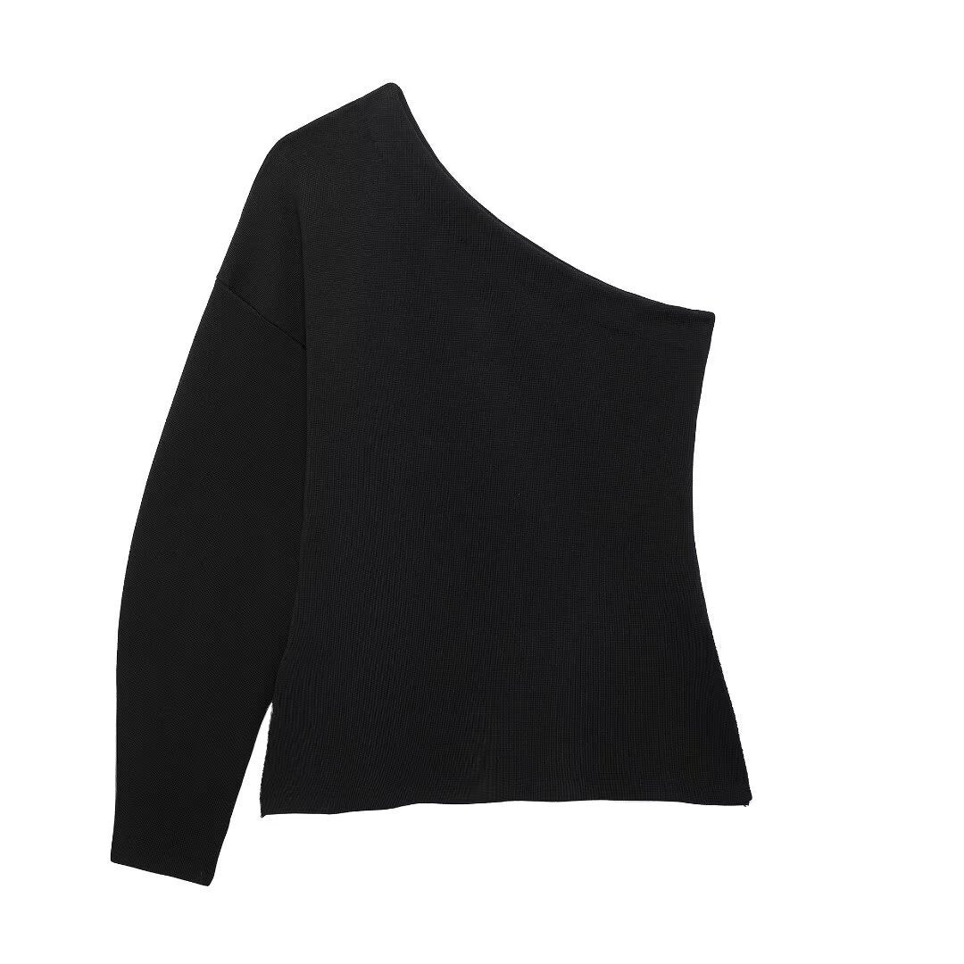 Women's Asymmetric Knit Sweater berg-feldt