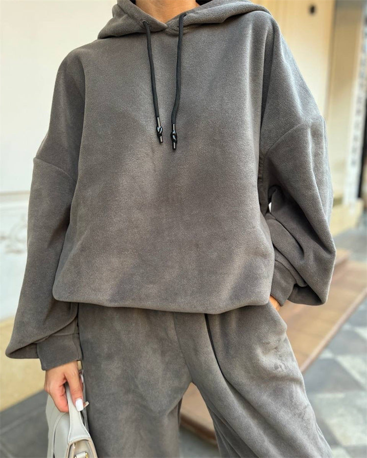 Berg-Feldt | Ensemble deux pièces en polaire et pantalon de jogging à capuche