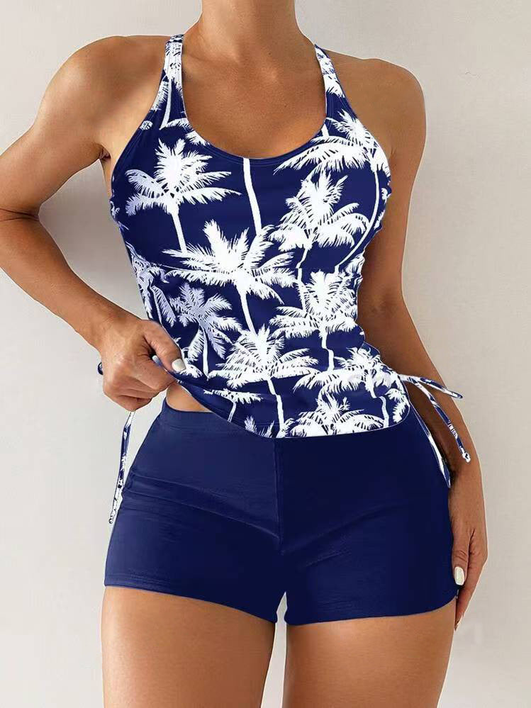 Sportlicher Tankini-Badeanzug für Damen mit verstellbaren Seitenkordeln von berg-feldt