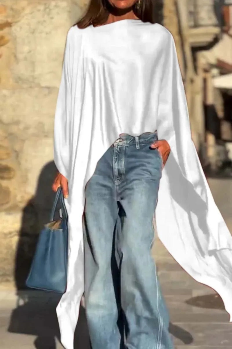 Haut de caftan élégant pour femme avec manches fluides de berg-feldt
