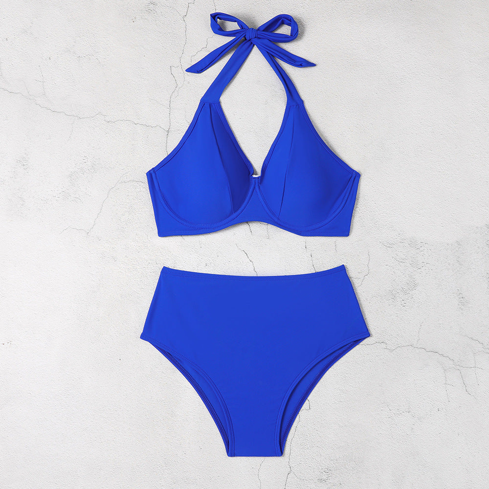 Verstellbares Damen Bikini-Set mit hohem Kragen von berg-feldt