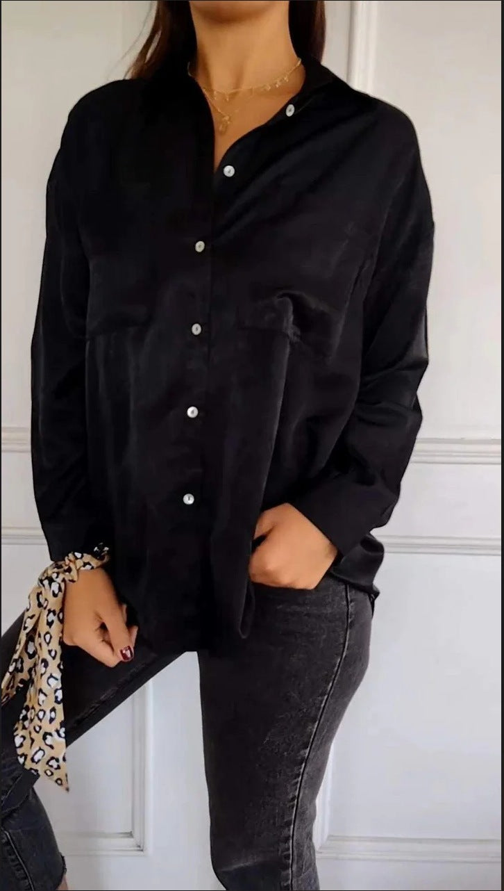 Chemise classique boutonnée Berg-Feldt pour femmes