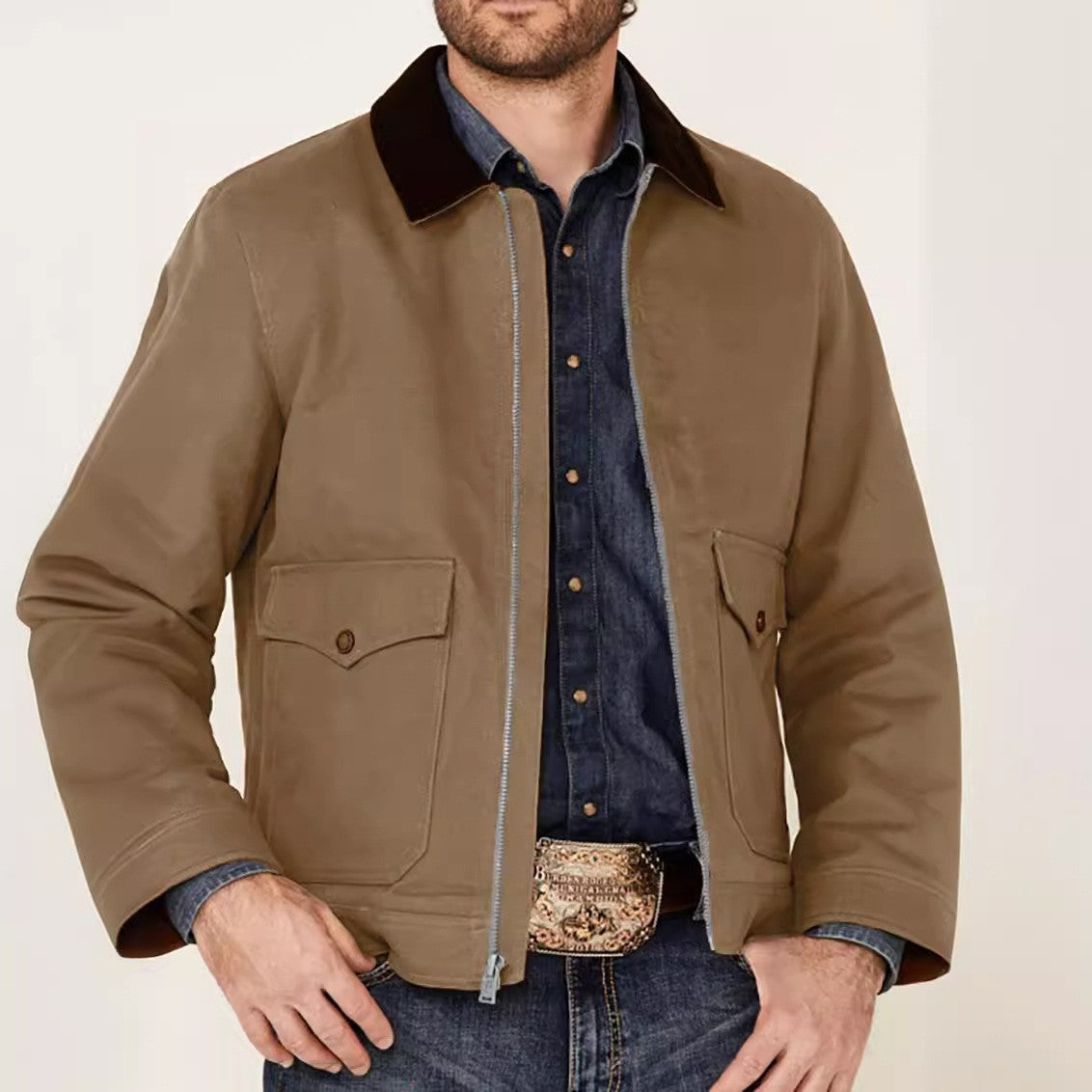 Veste utilitaire moderne pour homme avec poches pratiques et extérieur robuste Berg-Feldt