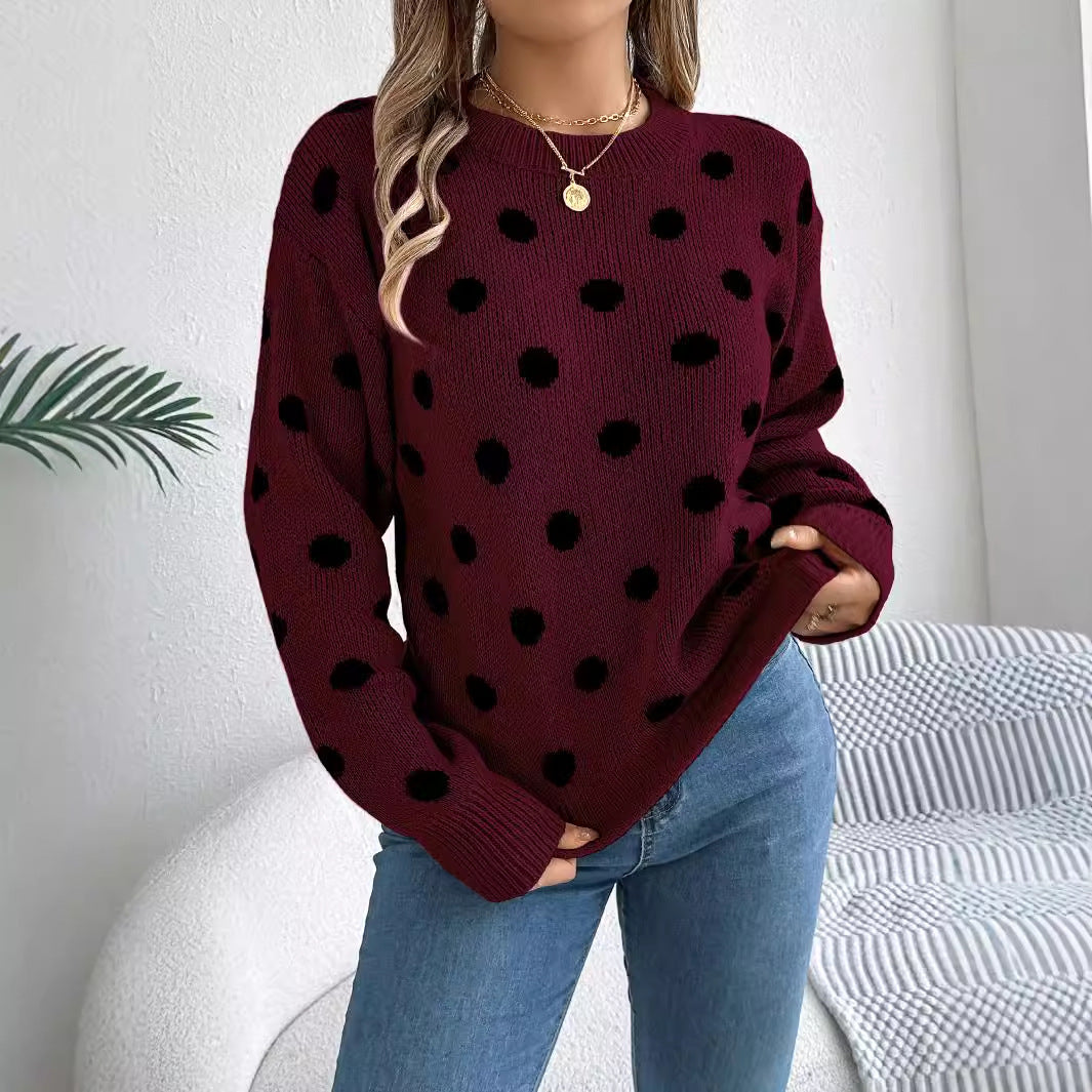 Berg-Feldt | Polka Dot Strickpullover