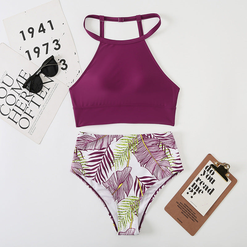 Ensemble bikini deux pièces bandeau et coupe haute berg-feldt pour femme