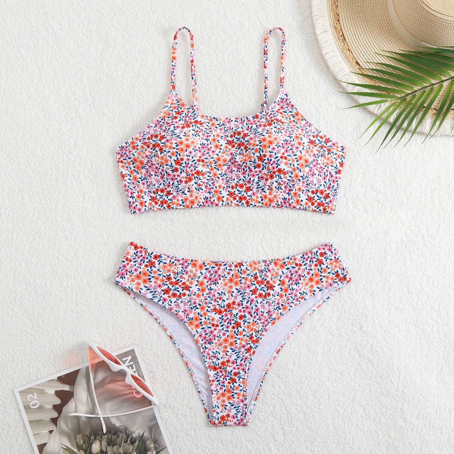 Ensemble bikini pour femme avec motif floral tendance et bretelles réglables de berg-feldt