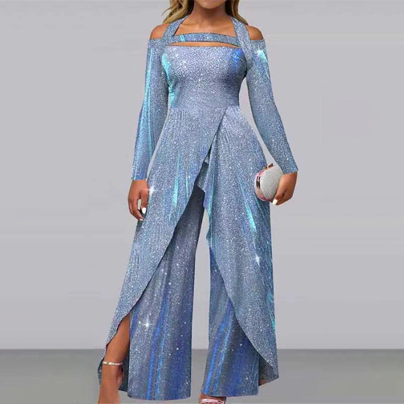 Combinaison fonctionnelle glamour pour femme avec effet scintillant et design élégant Berg-Feldt