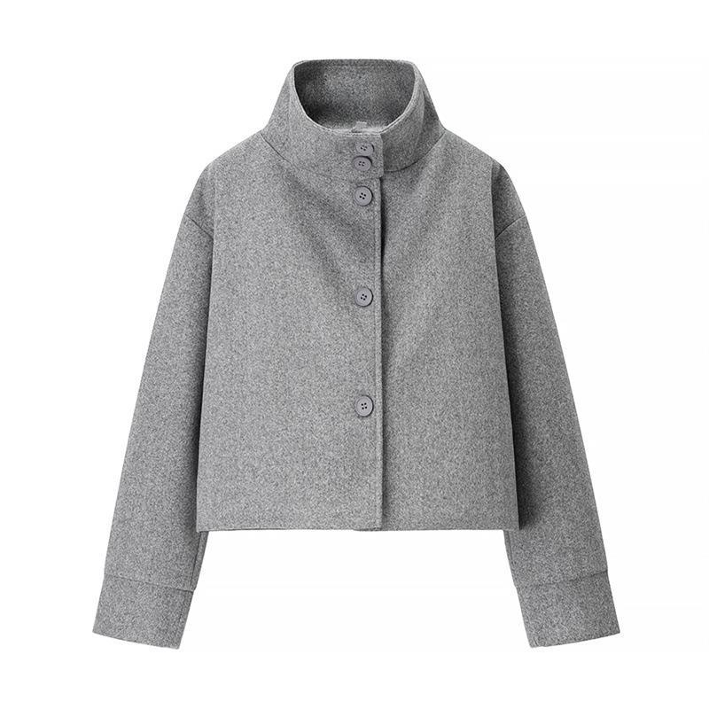 Veste courte tendance pour femme avec col montant et boutons pratiques Berg-Feldt