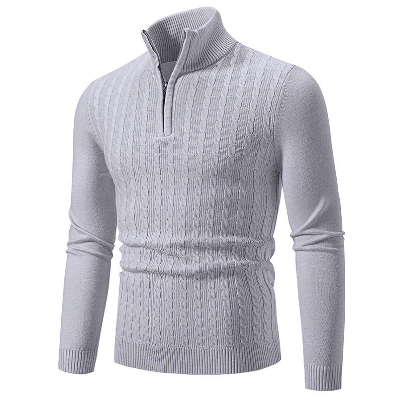 Pull col roulé zippé homme Berg-Feldt