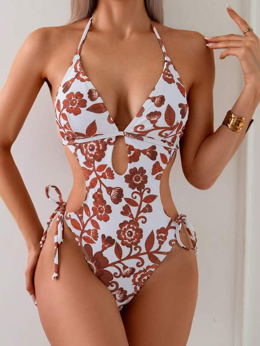 Maillot de bain femme Berg-feldt à découpes florales