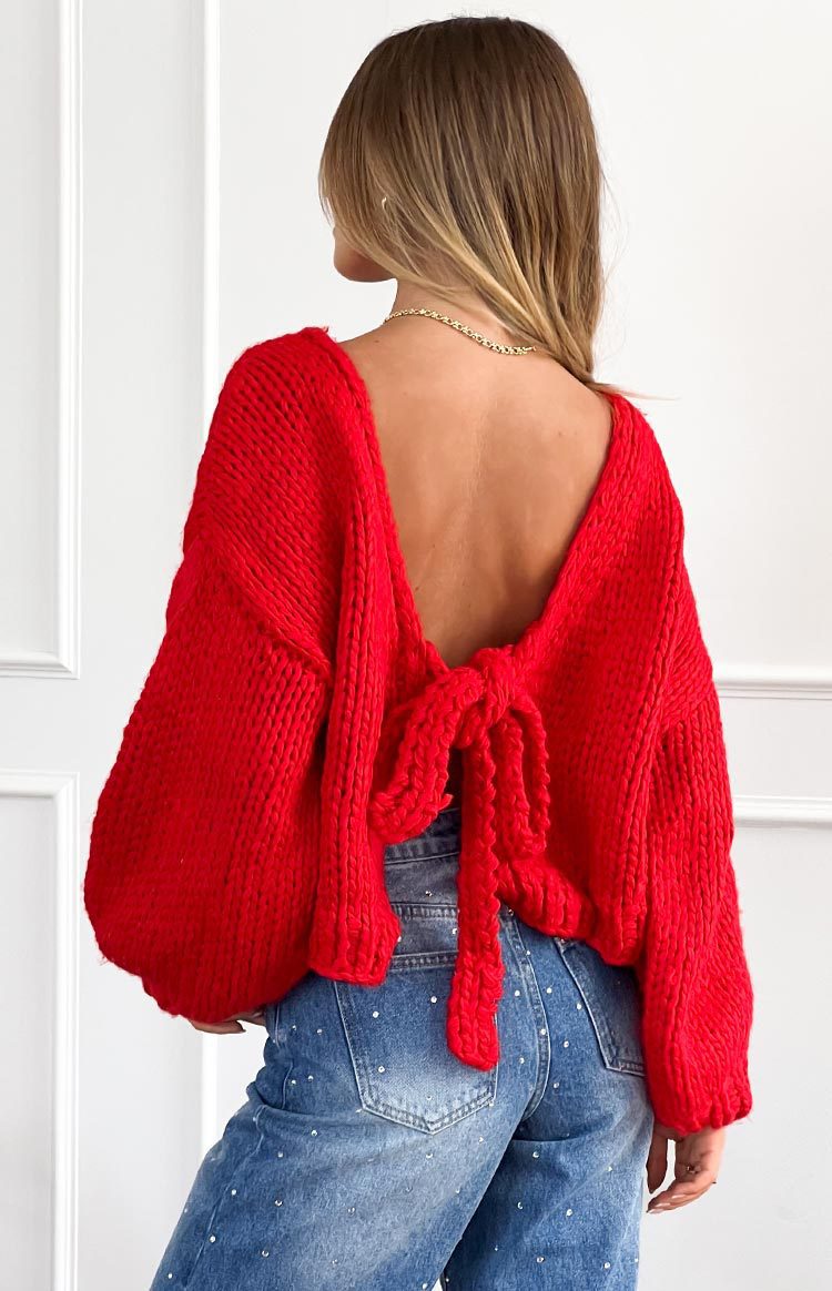Damen-Cardigan en tricot décontracté avec lien à nouer et manches larges Berg-Feldt