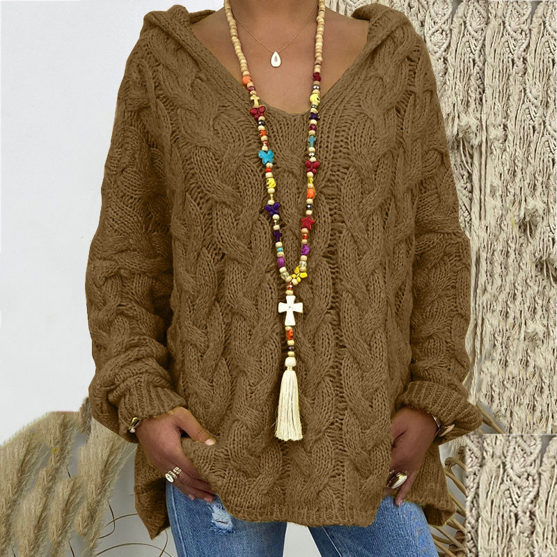 Sweat à capuche en V style Capri