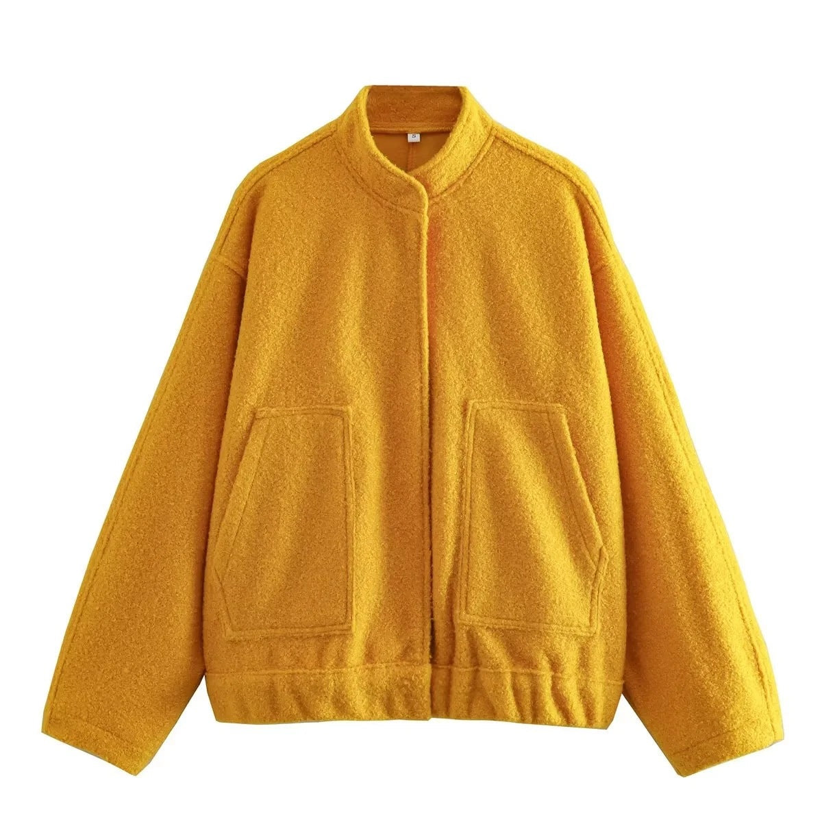 Damen Oversized Wolljacke im schlichten Design Berg-Feldt
