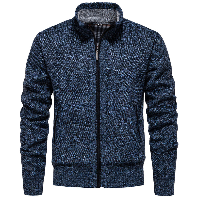 Cardigan élégant pour homme avec col montant et poches pratiques Berg-Feldt