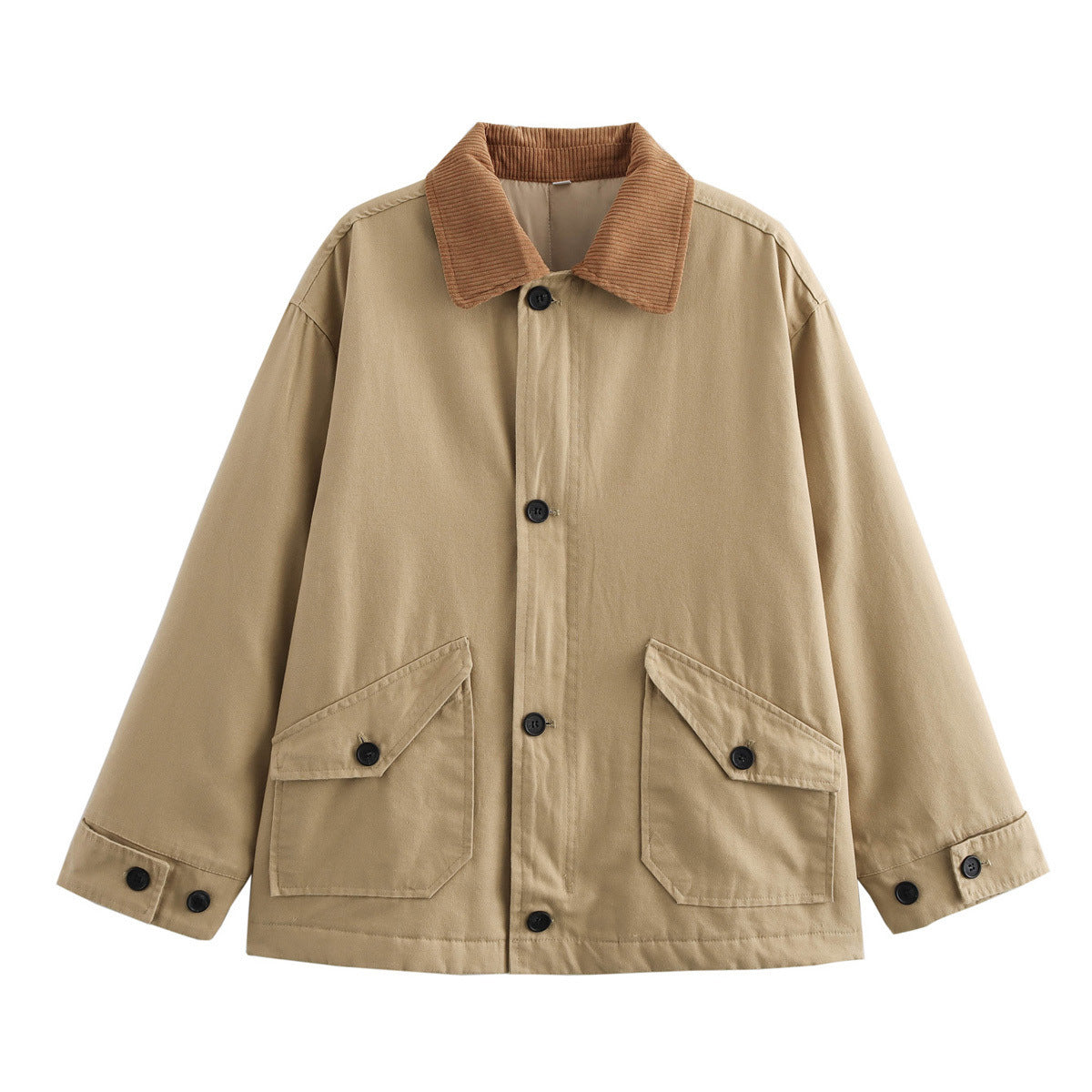 Veste utilitaire Berg-Feldt pour femme avec col en velours côtelé