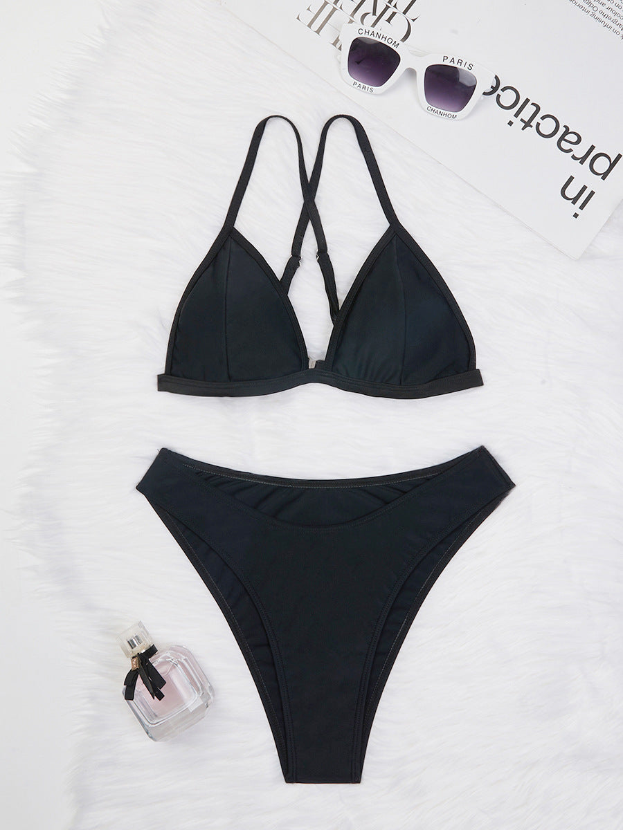 Ensemble de bikini triangle pour femme avec bretelles réglables par Berg-Feldt