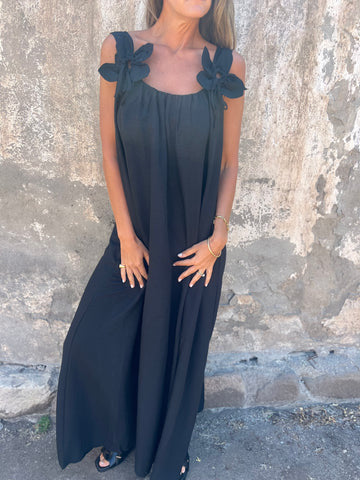 Maxikleid für Damen mit Schleifen-Trägern von berg-feldt