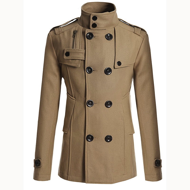 Damen Modischer Trenchcoat mit asymmetrischem Schnitt und praktischen Taschen Berg-Feldt