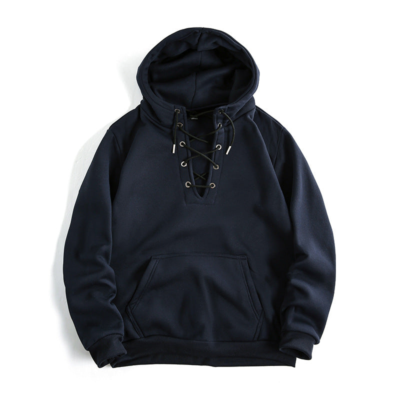 Sweat à capuche pour femme avec laçage raffiné et poche kangourou pratique Berg-Feldt