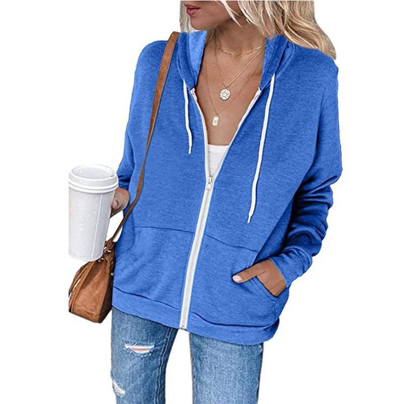 Veste à capuche zippée confortable avec grandes poches pour femme Berg-Feldt