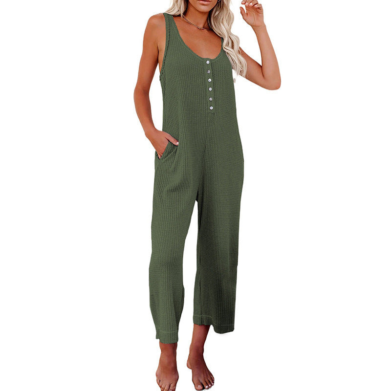 Combinaison femme à patte de boutonnage et poches pratiques Berg-Feldt