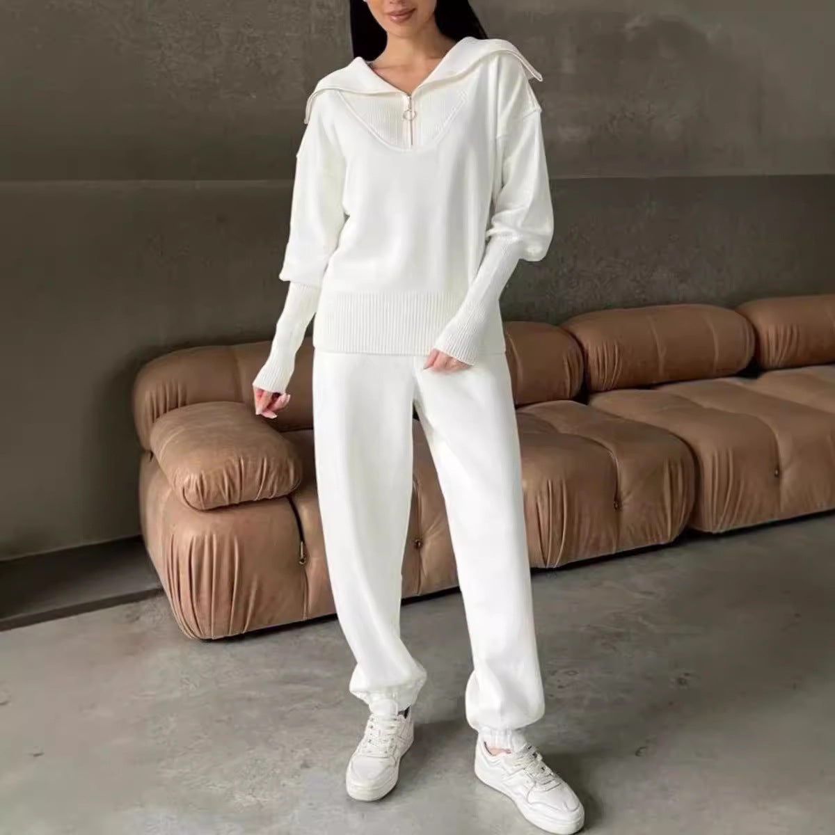 Ensemble Homewear Confortable Femme avec Hoodie et Taille Élastique Berg-Feldt