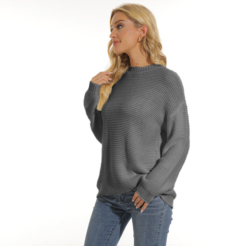 Damen Pullover mit strukturiertem Maschenmuster und bequemem Schnitt Berg-Feldt