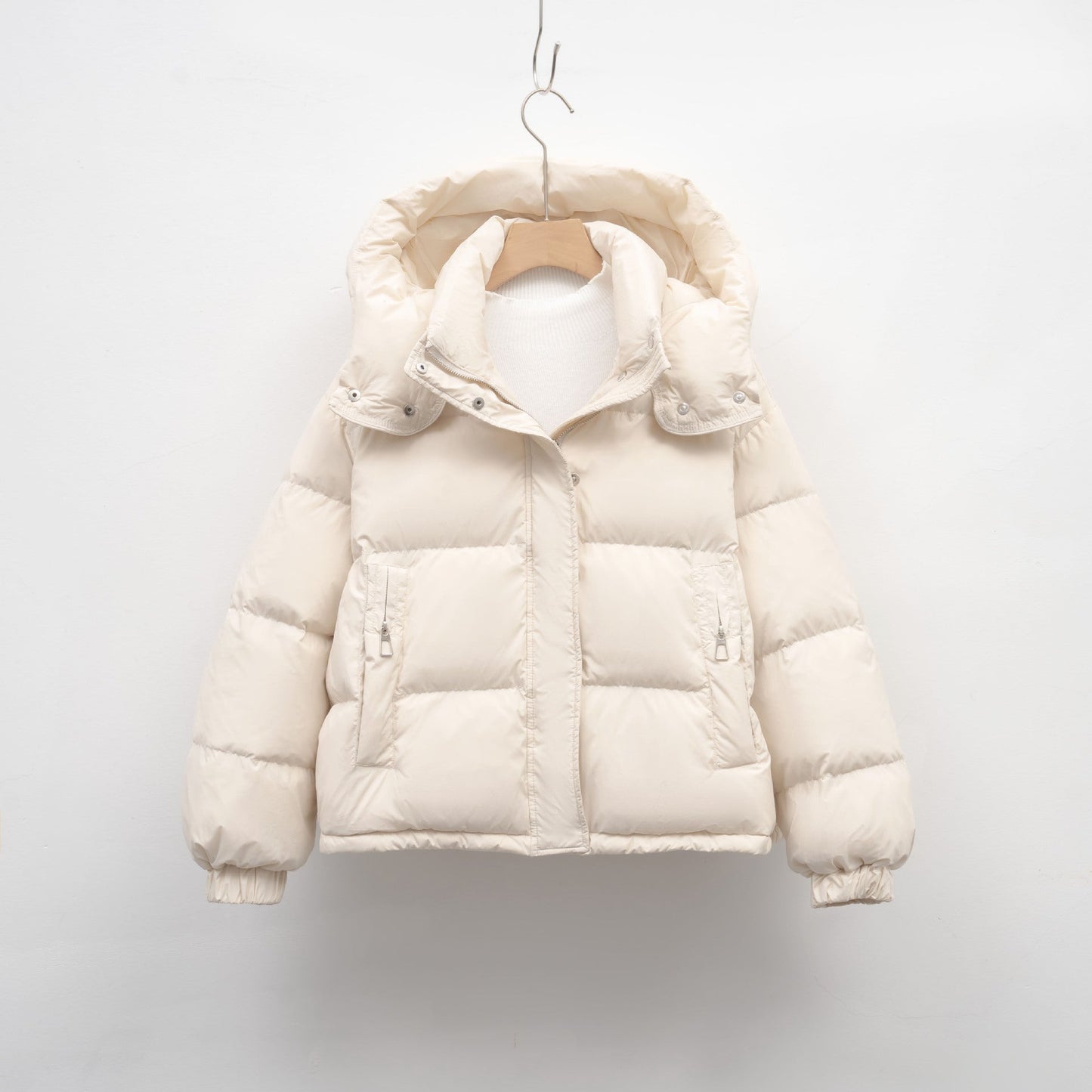 Damen Pufferjacke mit abnehmbarer Kapuze und voluminösem Schnitt Berg-Feldt