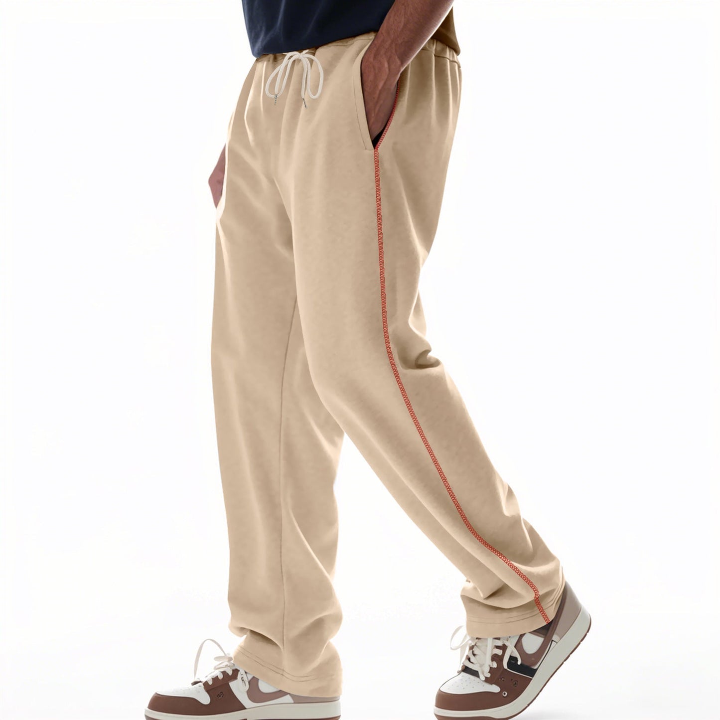 Pantalon de jogging confortable pour homme avec fermeture éclair et poches latérales Berg-Feldt