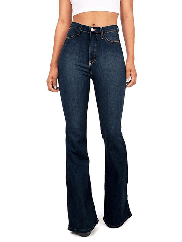 Jean bootcut taille haute pour femme, style élégant et intemporel Berg-Feldt
