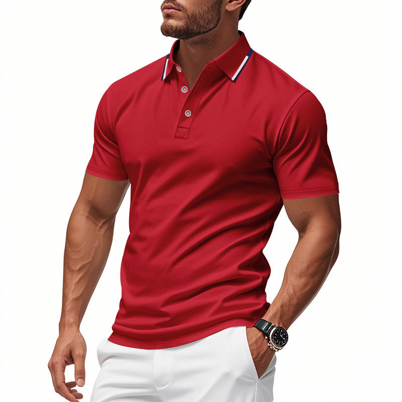 Polo homme avec col moderne et structure respirante Berg-Feldt