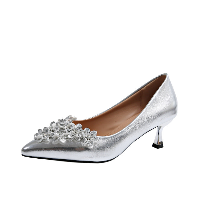 Escarpins Kitten Heels pour femme avec décor floral par berg-feldt