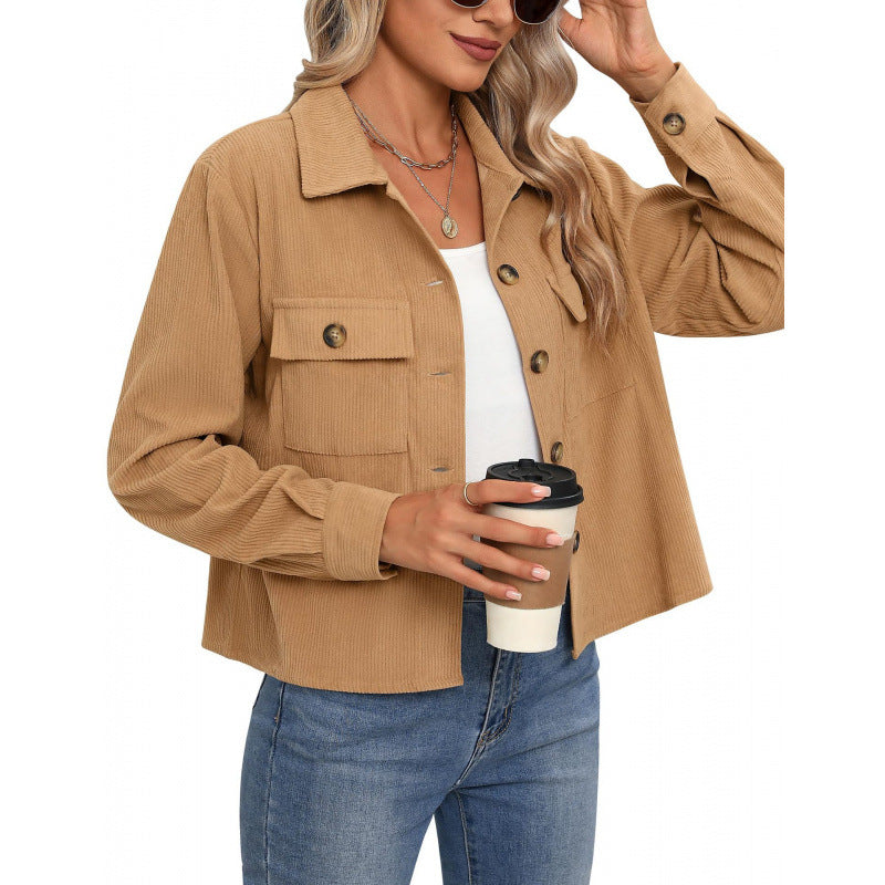 Veste femme tendance de style surchemise en tissu texturé de berg-feldt
