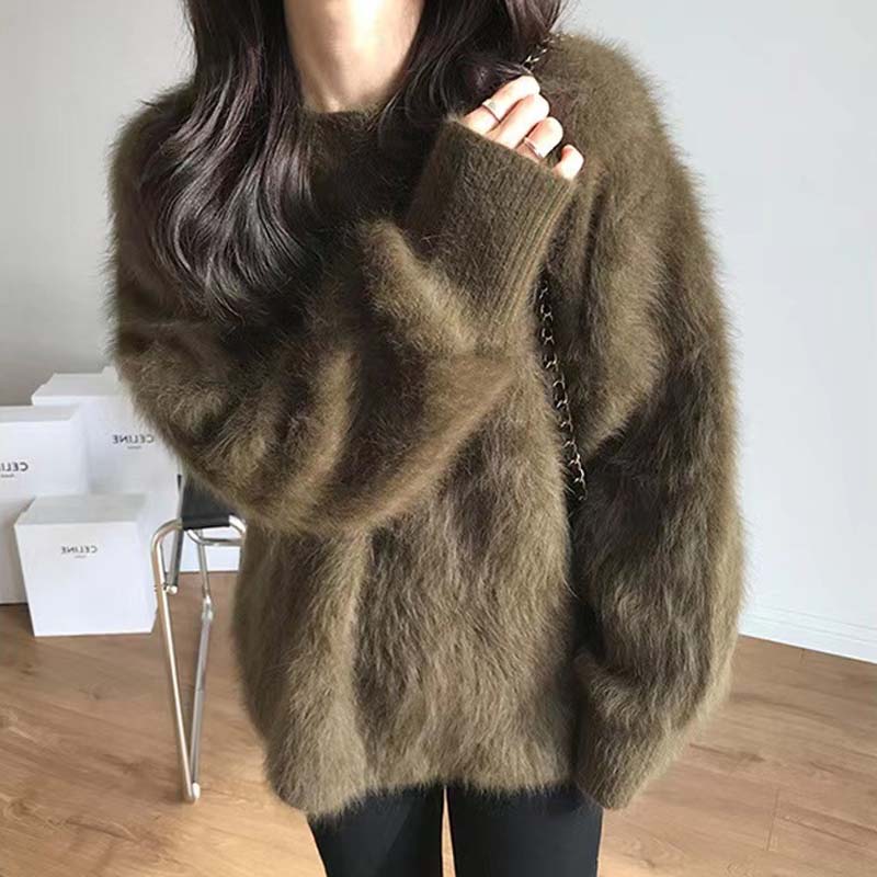 Berg-Feldt | Pull en tricot doux Mohair Confort luxueux