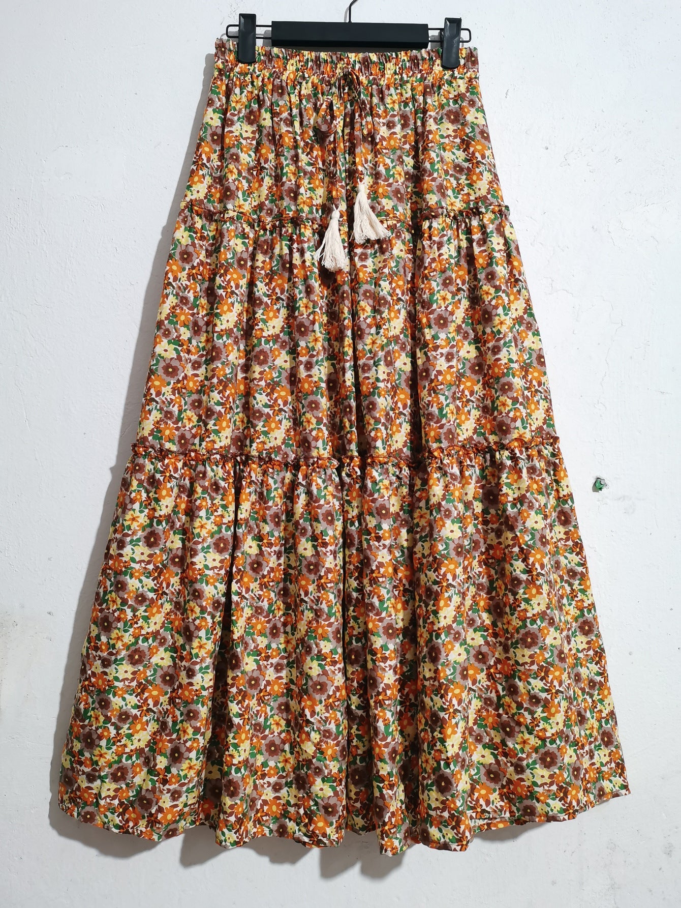 Jupe Midi Bohème avec Ceinture Ajustable par berg-feldt