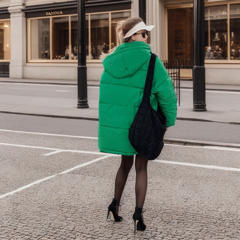 Doudoune matelassée tendance pour femme avec capuche pratique et grandes poches Berg-Feldt