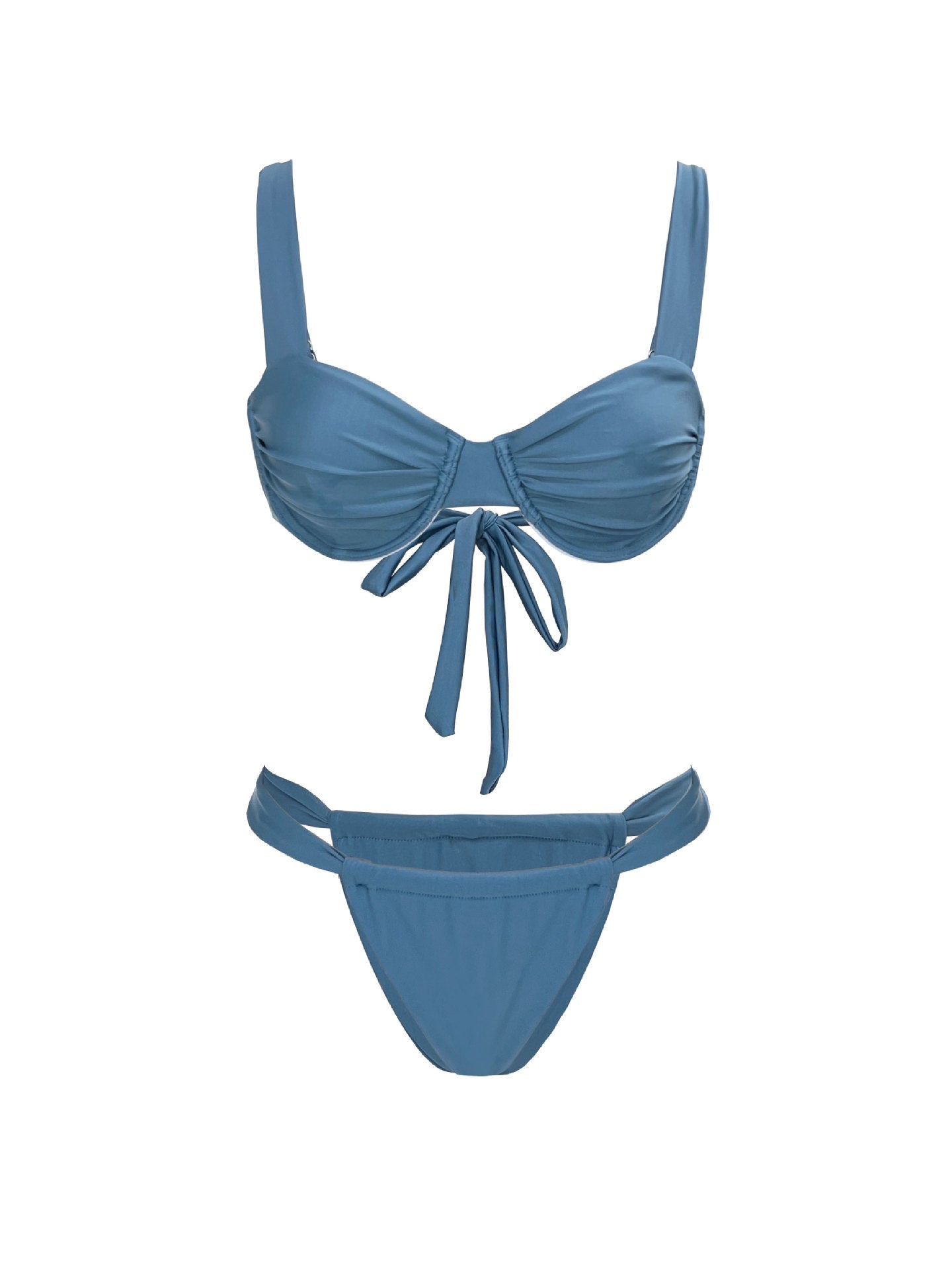 Ensemble de bikini pour femme avec liens ajustables et larges bretelles de berg-feldt