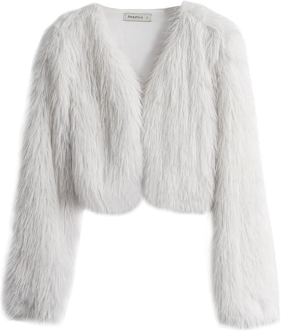 Veste courte moelleuse ouverte pour femme Berg-Feldt