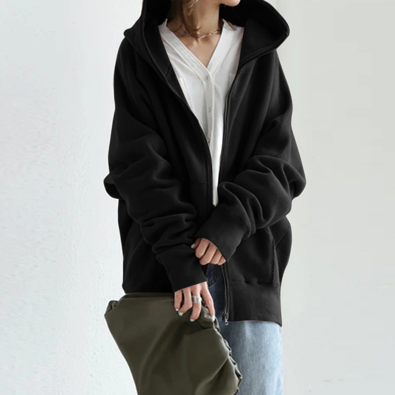 Berg-Feldt | Lässige Jacke mit Kapuze und Reißverschluss