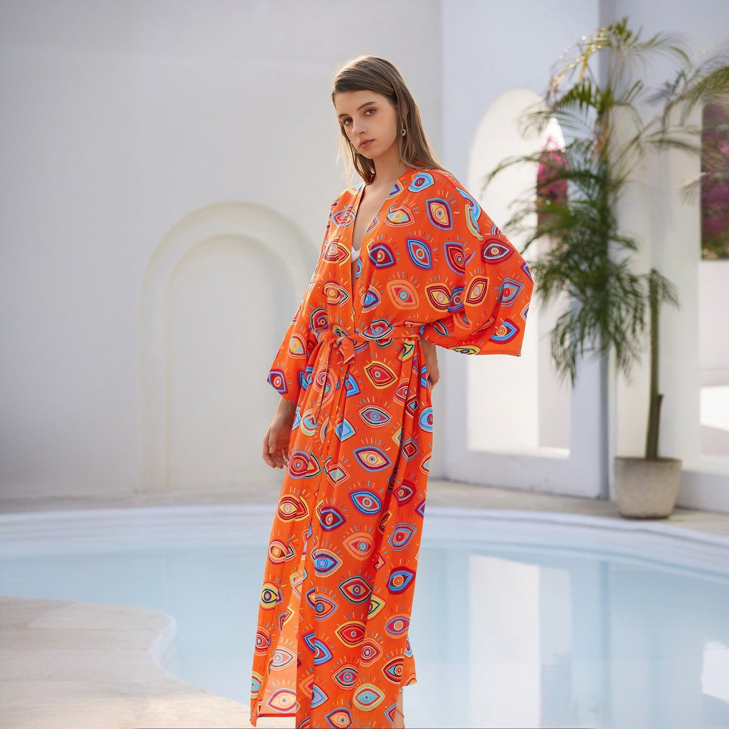 Boho Maxi Kaftan Kleid von berg-feldt für Damen
 - berg-feldt