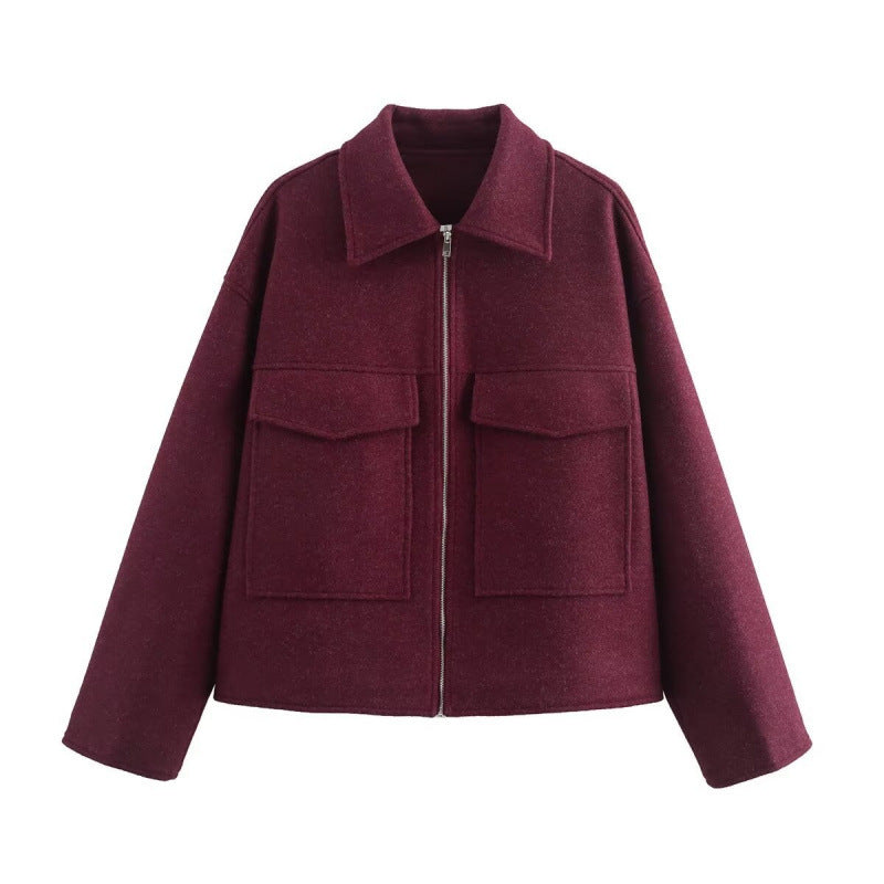 Damen stylische und funktionale Wolle-Jacke Berg-Feldt