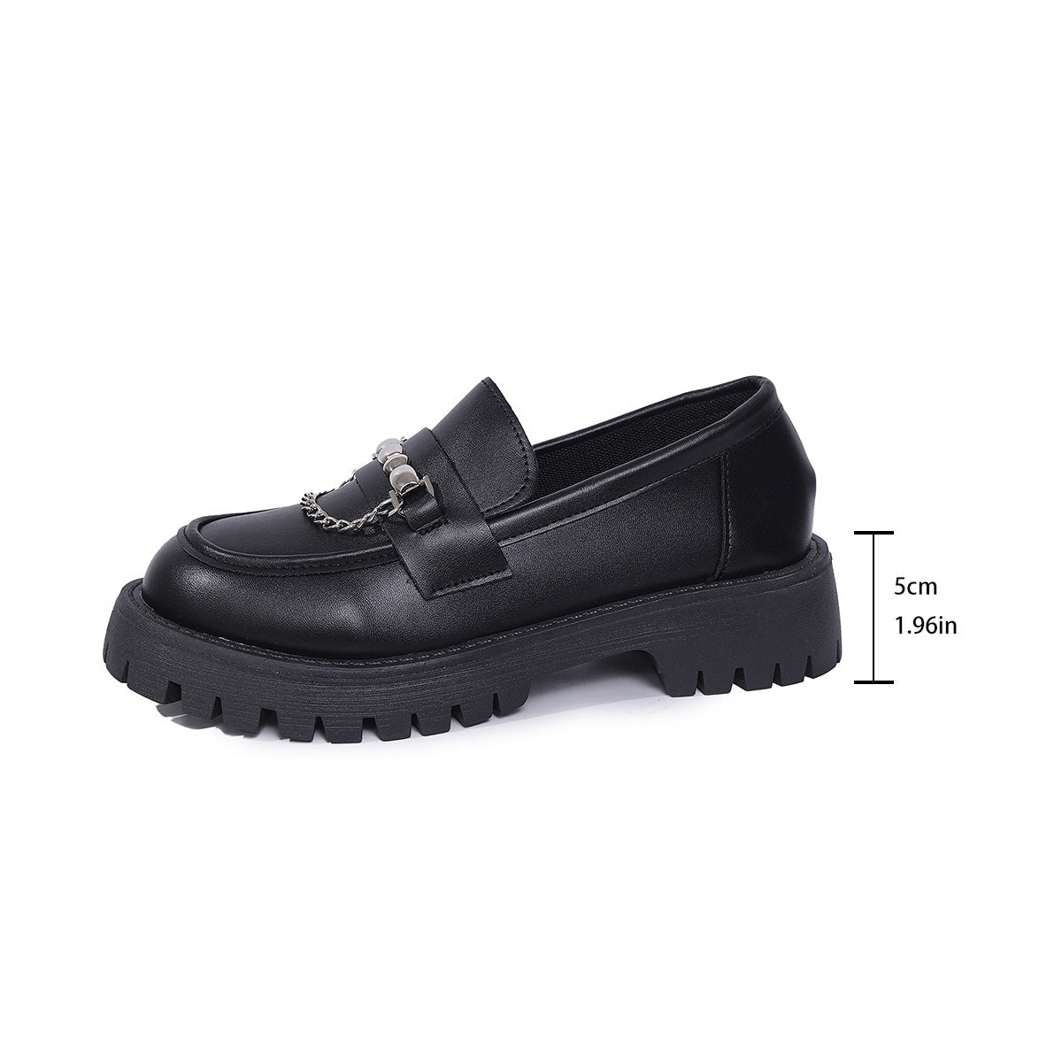 Mocassins pour femmes élégants avec semelle profilée robuste et détail chaîne raffiné de berg-feldt