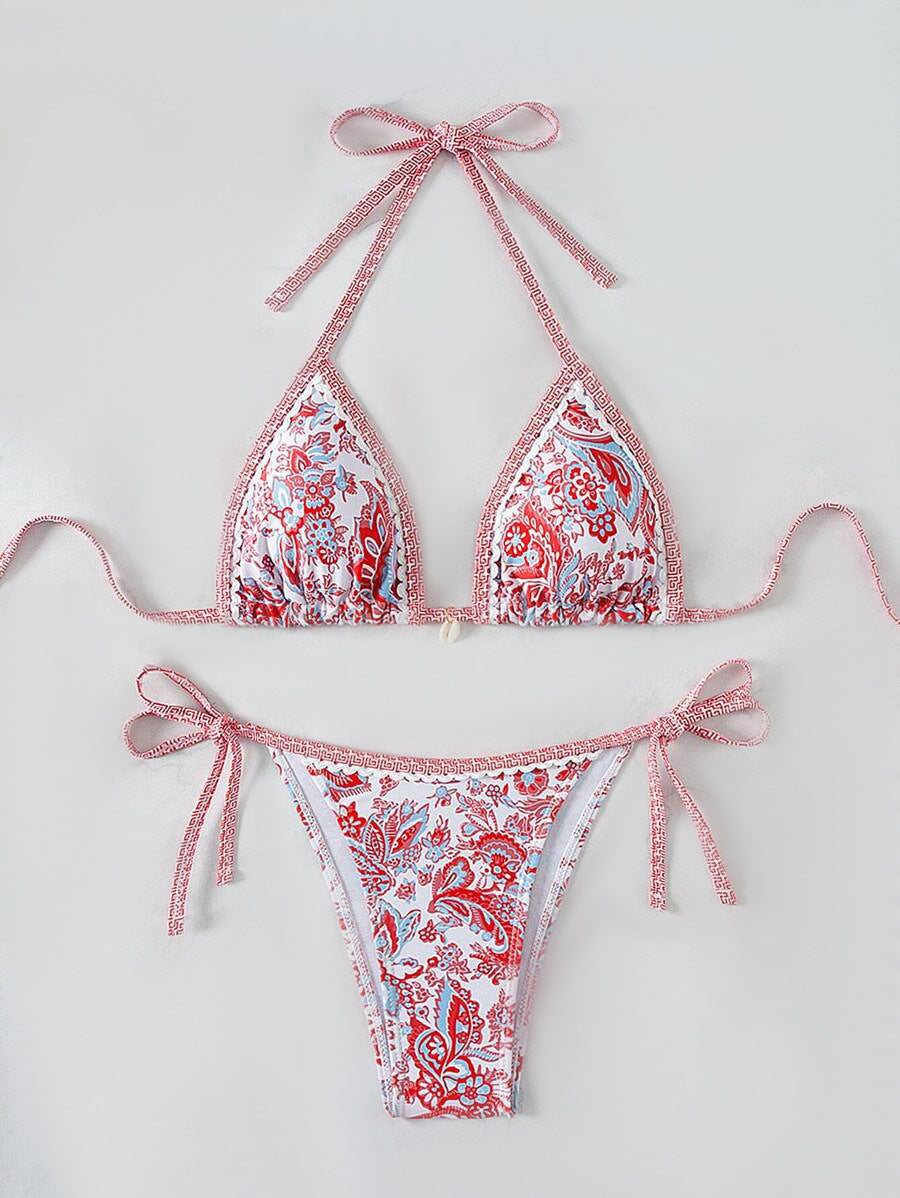 Ensemble de bikini triangle à bretelles réglables par berg-feldt